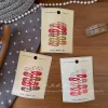 New Korean-style New Year's small waterdrop bb clip, handcrafted children's printed fringe clip, sweet edge clip, women's red checkered polka dot hair clip, multi-style set, exquisite daily headwear for girls Specification image